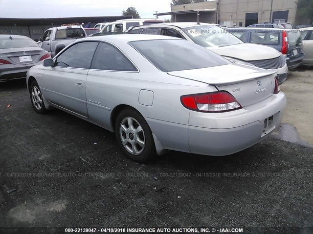 2T1CF22P71C537487 - 2001 TOYOTA CAMRY SOLARA SE/SLE ვერცხლისფერი ფოტო 3