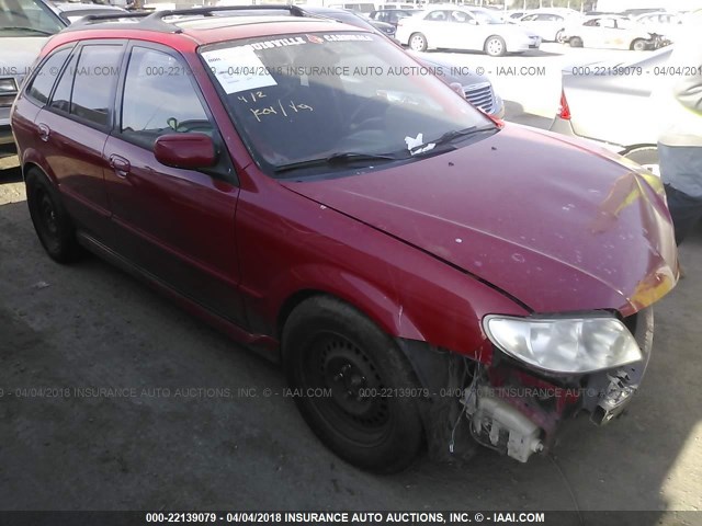 JM1BJ246121466940 - 2002 MAZDA PROTEGE PR5 红色 照片 1