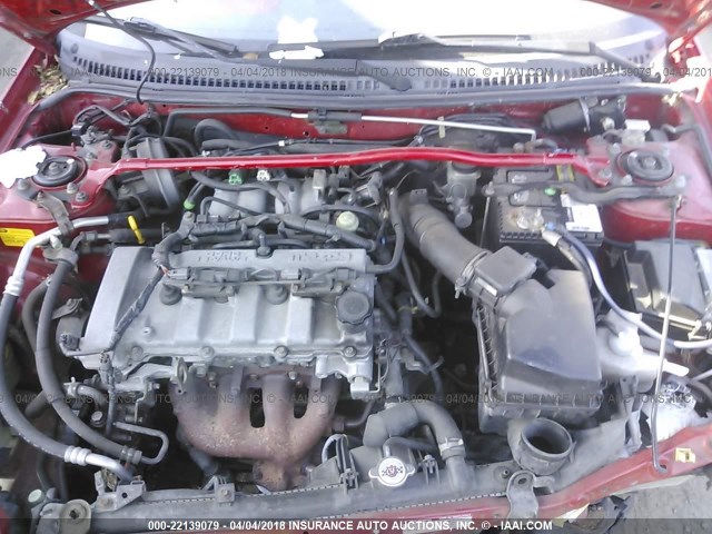 JM1BJ246121466940 - 2002 MAZDA PROTEGE PR5 红色 照片 10