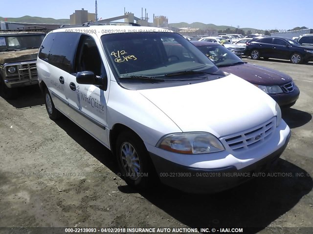 2FMZA5142YBC18871 - 2000 FORD WINDSTAR LX WHITE photo 1