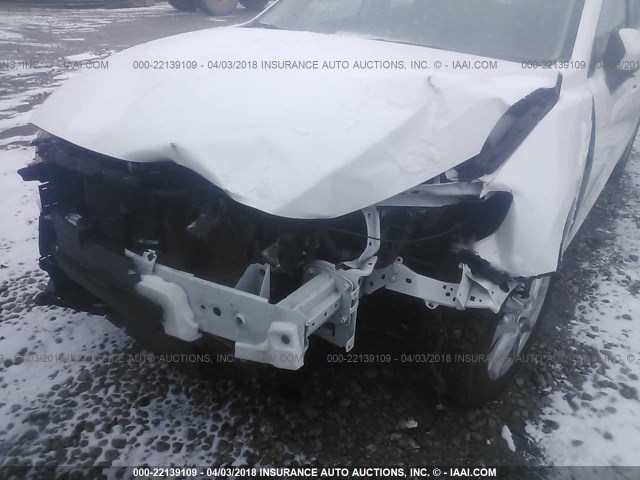 JM1BM1L77E1162110 - 2014 MAZDA 3 TOURING WHITE photo 6