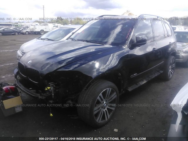 5UXZW0C58D0B94233 - 2013 BMW X5 XDRIVE35D BLACK photo 2