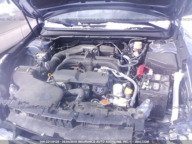 4S3BNAC63G3048262 - 2016 SUBARU LEGACY 2.5I PREMIUM BLUE photo 10