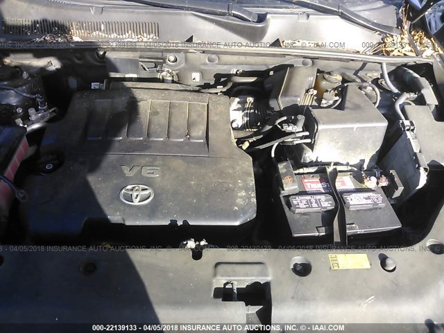 JTMBK32V275039862 - 2007 TOYOTA RAV4 SPORT GRAY photo 10