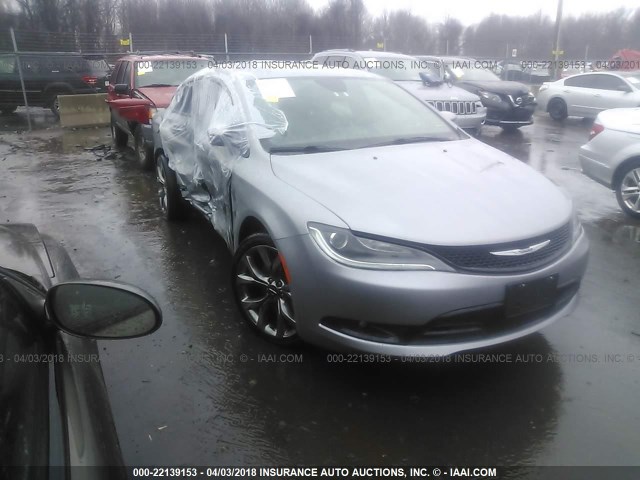 1C3CCCDG9GN179539 - 2016 CHRYSLER 200 S SILVER photo 1