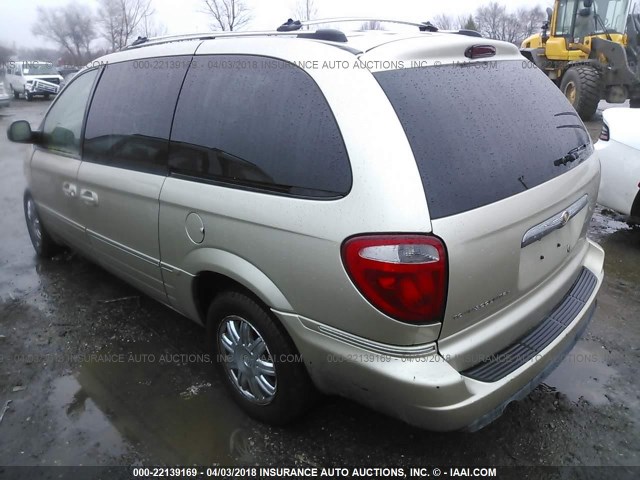 2C8GP64L35R425015 - 2005 CHRYSLER TOWN & COUNTRY LIMITED GOLD photo 3