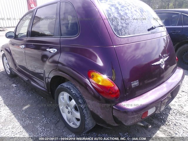 3C4FY58B53T529523 - 2003 CHRYSLER PT CRUISER TOURING PURPLE photo 3