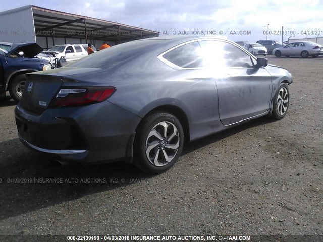 1HGCT1B37GA013268 - 2016 HONDA Accord LX-S GRAY photo 4