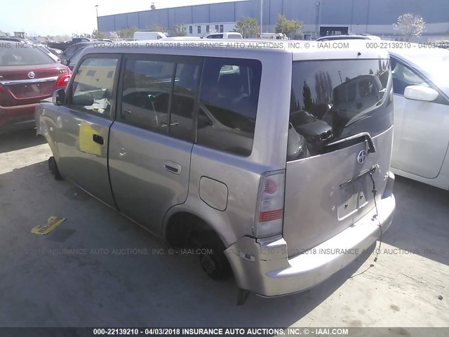 JTLKT324940134405 - 2004 TOYOTA SCION XB GRAY photo 3