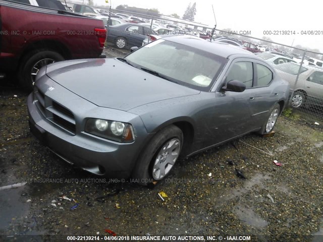 2B3KA43R86H380377 - 2006 DODGE CHARGER SE/SXT GRAY photo 2