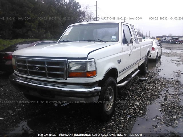 1FTHX26FXVEB81950 - 1997 FORD F250 WHITE photo 2