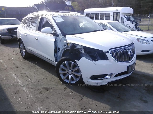 5GAKRCKD0FJ139081 - 2015 BUICK ENCLAVE WHITE photo 1