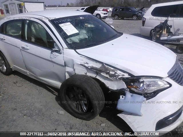 1C3CCBBB9DN525201 - 2013 CHRYSLER 200 TOURING WHITE photo 6