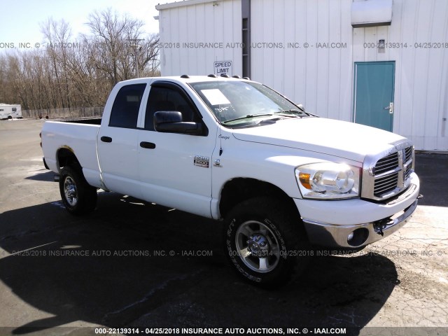 3D7KS28A38G115202 - 2008 DODGE RAM 2500 ST/SLT WHITE photo 1