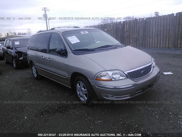 2FMDA524X2BB66664 - 2002 FORD WINDSTAR SE BEIGE photo 1