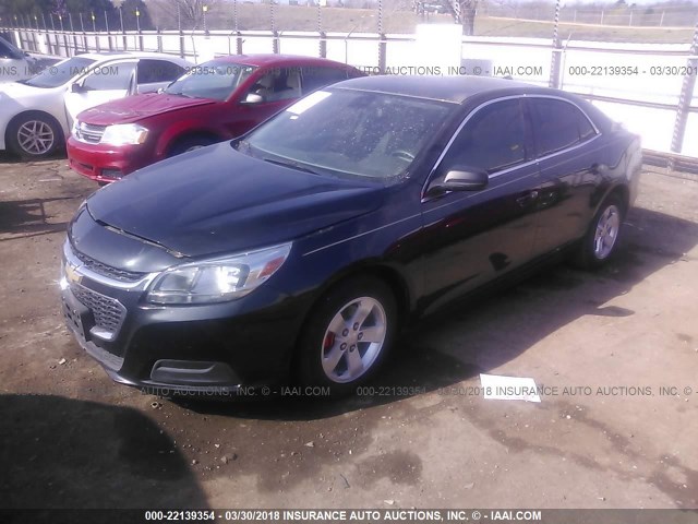 1G11B5SL9EF158935 - 2014 CHEVROLET MALIBU LS 黑色 照片 2