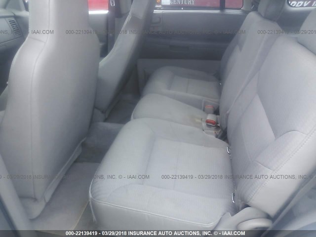 1D4HR38N83F571704 - 2003 DODGE DURANGO SPORT WHITE photo 8