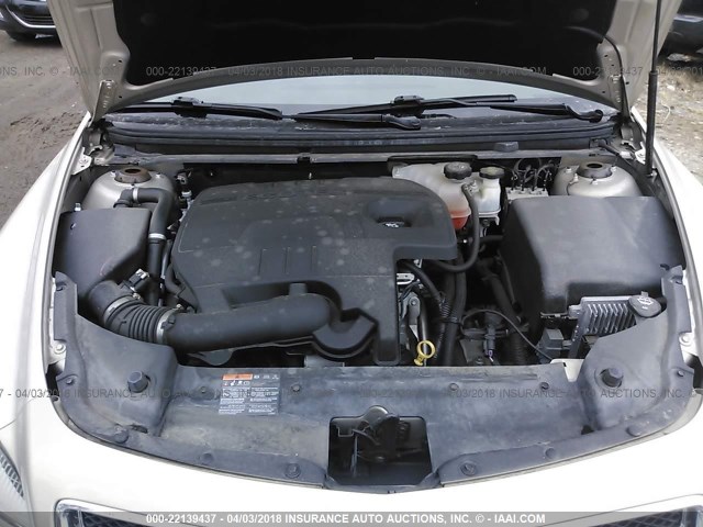 1G1ZB5E04CF298487 - 2012 CHEVROLET MALIBU LS 奶油色 照片 10