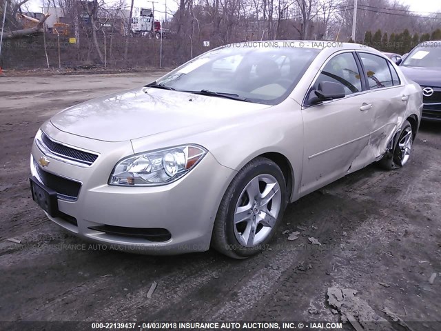 1G1ZB5E04CF298487 - 2012 CHEVROLET MALIBU LS 奶油色 照片 2
