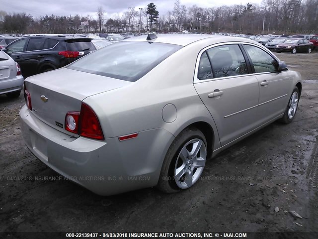 1G1ZB5E04CF298487 - 2012 CHEVROLET MALIBU LS 奶油色 照片 4