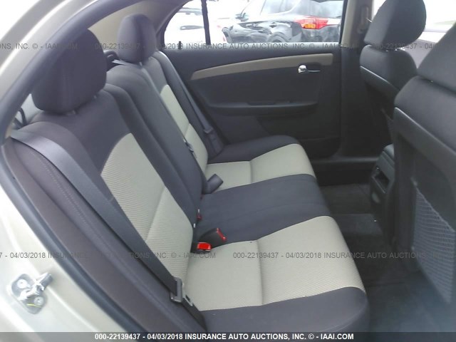 1G1ZB5E04CF298487 - 2012 CHEVROLET MALIBU LS 奶油色 照片 8