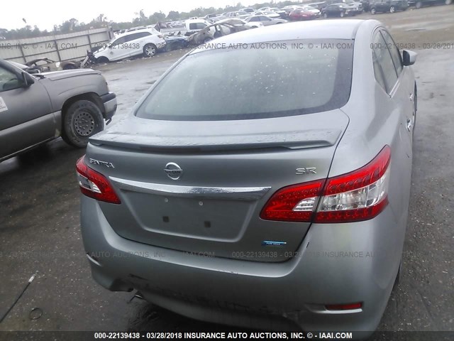 3N1AB7AP7EY291695 - 2014 NISSAN SENTRA S/SV/SR/SL GRAY photo 6