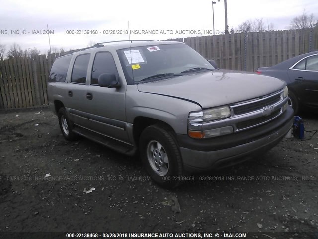 3GNEC16Z72G357500 - 2002 CHEVROLET SUBURBAN C1500 BEIGE photo 1