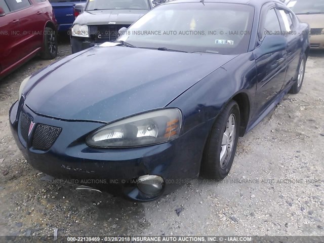 2G2WS522751308749 - 2005 PONTIAC GRAND PRIX GT BLUE photo 6