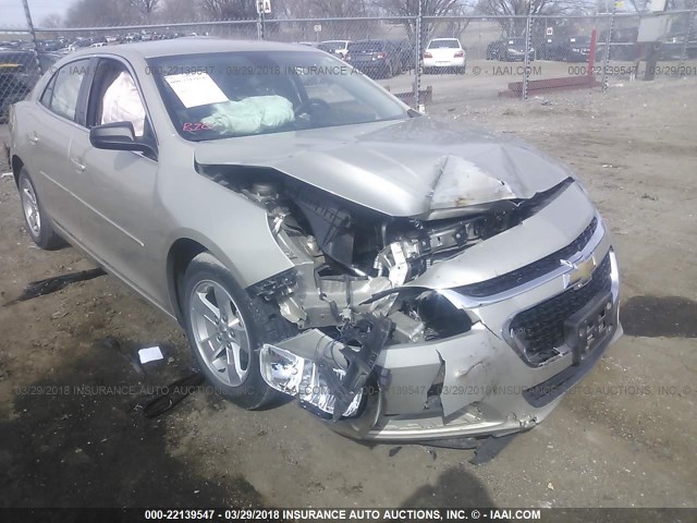 1G11B5SL8FF162637 - 2015 CHEVROLET MALIBU LS 金色 照片 6