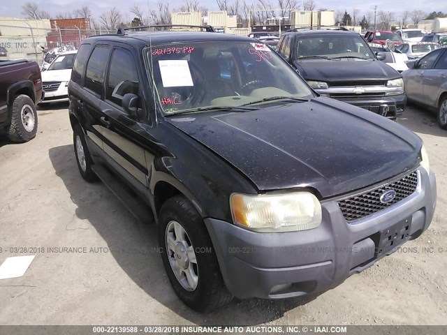 1FMCU93153KD07923 - 2003 FORD ESCAPE XLT BLACK photo 1