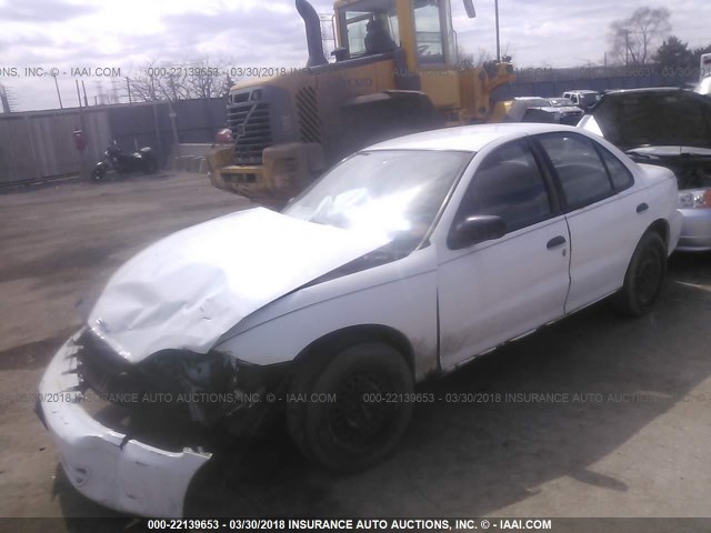 1G1JC524917120549 - 2001 CHEVROLET CAVALIER CNG WHITE photo 2