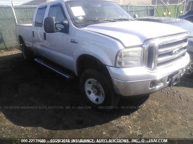 1FTWW31505ED25178 - 2005 FORD F350 SRW SUPER DUTY SILVER photo 1