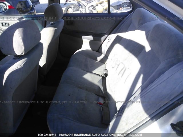 1N4DL01D4XC138410 - 1999 NISSAN ALTIMA XE/GXE/SE/GLE SILVER photo 8