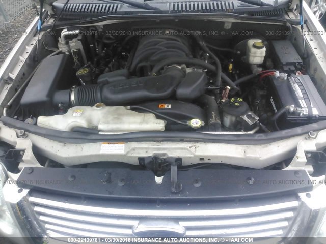 1FMEU75808UA53251 - 2008 FORD EXPLORER LIMITED Gümüş foto 10