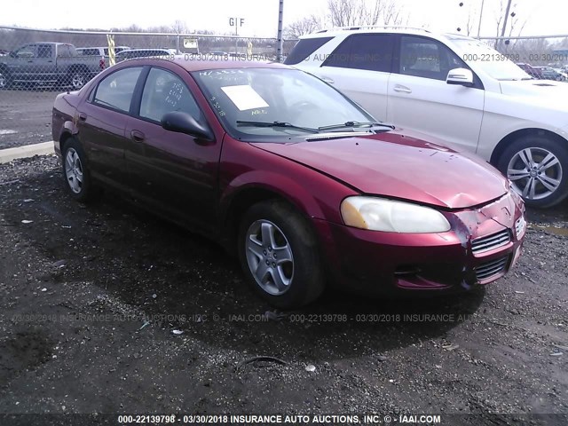 1B3EL46X32N288032 - 2002 DODGE STRATUS SE PLUS RED photo 1