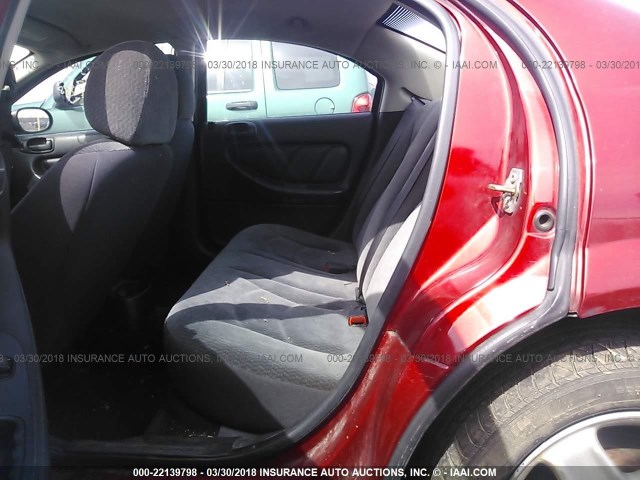 1B3EL46X32N288032 - 2002 DODGE STRATUS SE PLUS RED photo 8