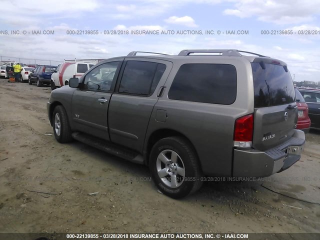 5N1AA08A97N702888 - 2007 NISSAN ARMADA SE/LE GOLD photo 3