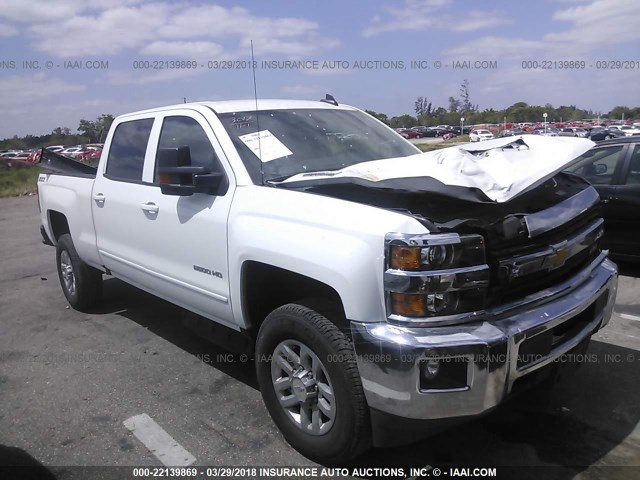 1GC1KVEY2HF112043 - 2017 CHEVROLET SILVERADO K2500 HEAVY DUTY LT WHITE photo 1