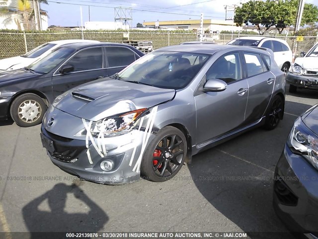 JM1BL1H36A1172758 - 2010 MAZDA SPEED 3 灰色 照片 2