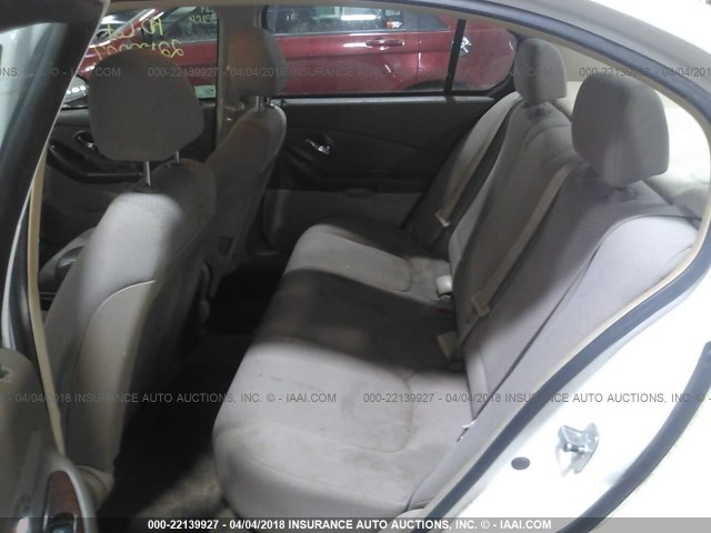 1G1ZS51F76F258323 - 2006 CHEVROLET MALIBU LS თეთრი ფოტო 8