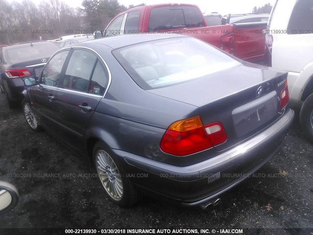 WBAAV53471JR80062 - 2001 BMW 330 I GRAY photo 3