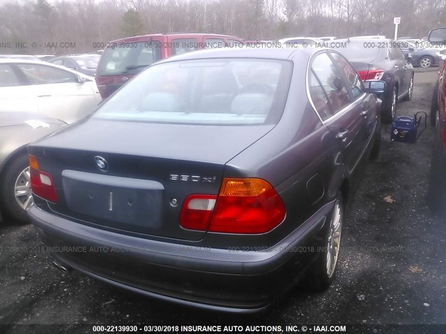 WBAAV53471JR80062 - 2001 BMW 330 I GRAY photo 4