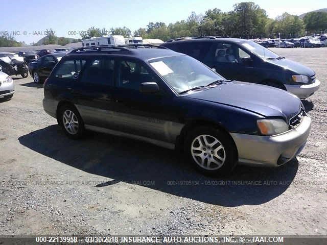 4S3BH675736656106 - 2003 SUBARU LEGACY OUTBACK AWP 蓝色 照片 1