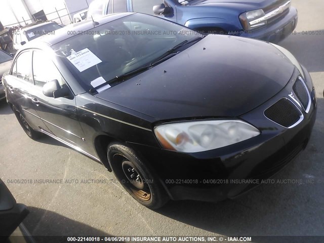 1G2ZF57B784143112 - 2008 PONTIAC G6 VALUE LEADER/BASE BLACK photo 1