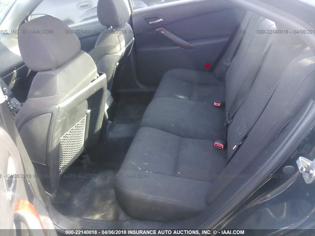 1G2ZF57B784143112 - 2008 PONTIAC G6 VALUE LEADER/BASE BLACK photo 8