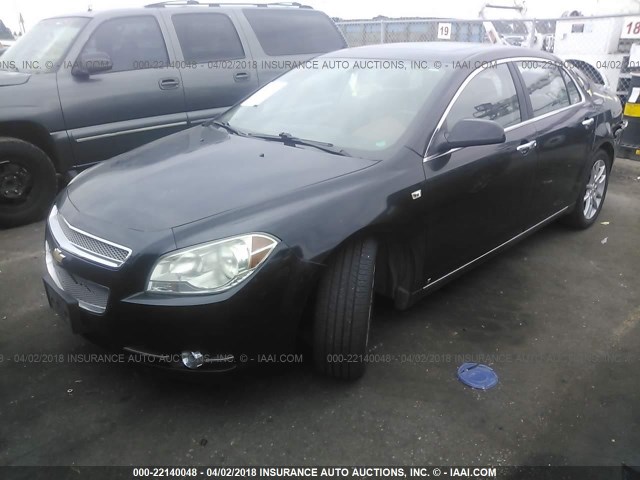 1G1ZK57748F195779 - 2008 CHEVROLET MALIBU LTZ 黑色 照片 2
