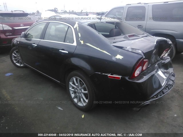 1G1ZK57748F195779 - 2008 CHEVROLET MALIBU LTZ 黑色 照片 3