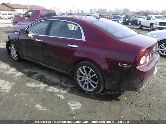 1G1ZK57749F242486 - 2009 CHEVROLET MALIBU LTZ 红色 照片 3