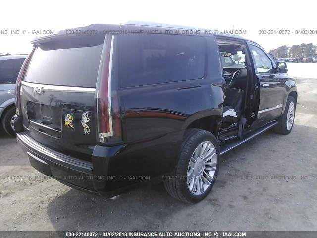 1GYS4KKJ7GR237728 - 2016 CADILLAC ESCALADE ESV PLATINUM შავი ფოტო 4
