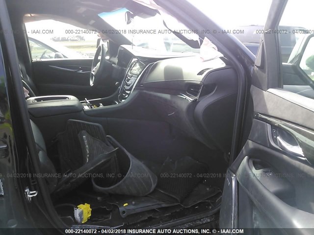 1GYS4KKJ7GR237728 - 2016 CADILLAC ESCALADE ESV PLATINUM შავი ფოტო 5